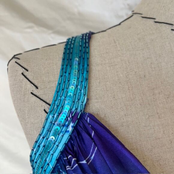 Cache Long Beaded sequin mermaid dress - Picture 5 of 8